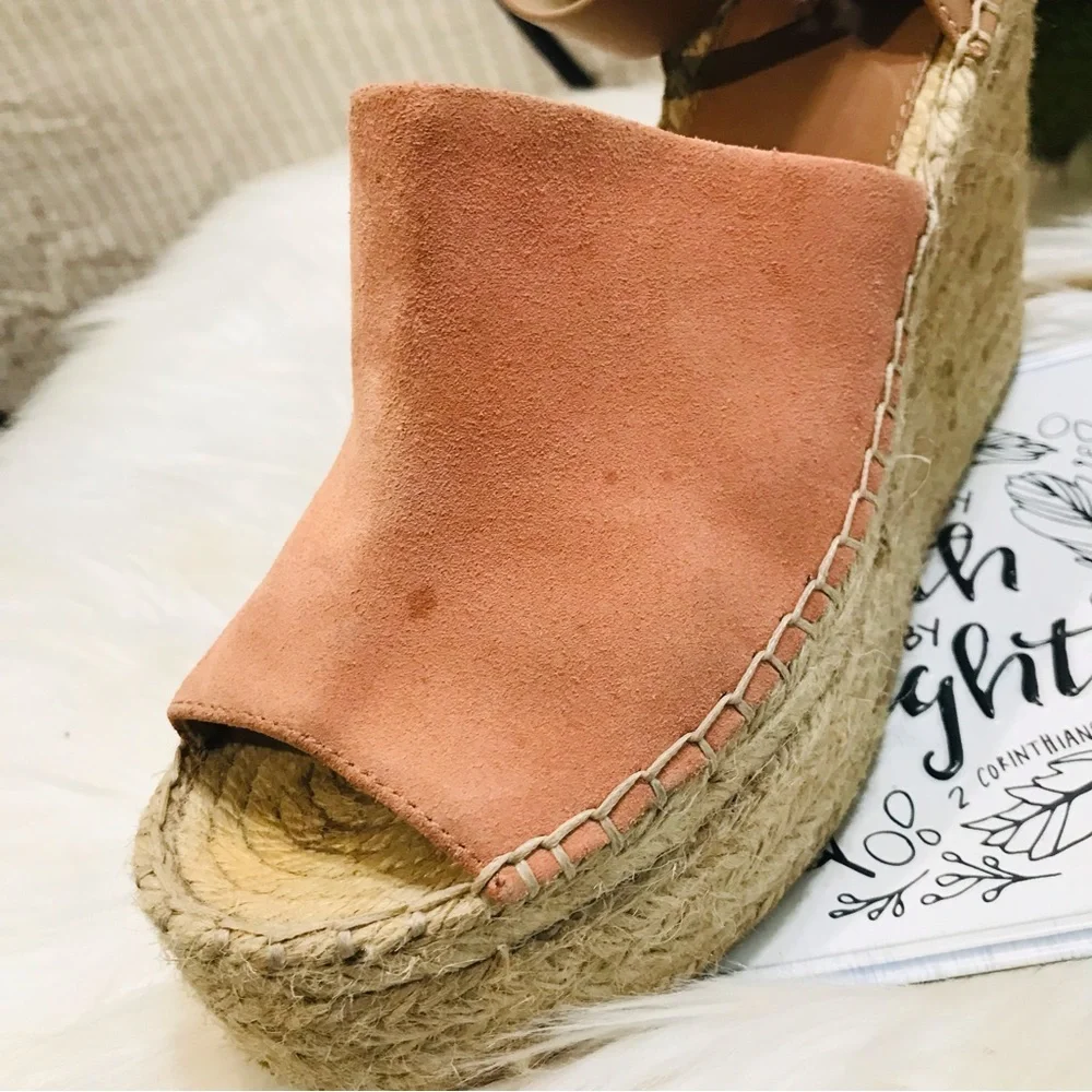 MARC FISHER LTD💥“Adalyn” Espadrilles Wedge Sandal Size 7.5M